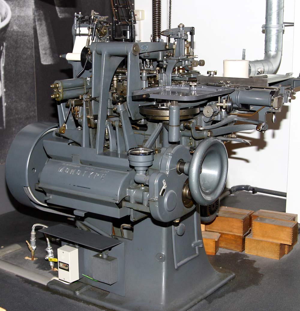 A Monotype caster.