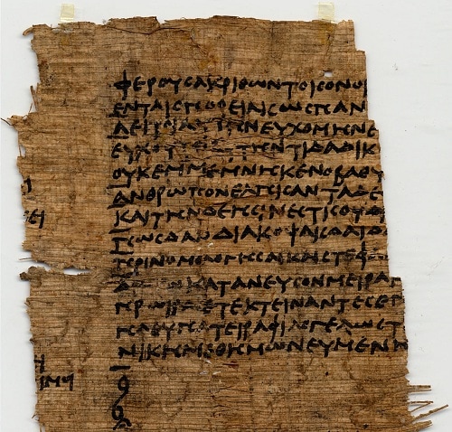 Paragraphoi in Menander's Sicyonians, circa 3rd century BC