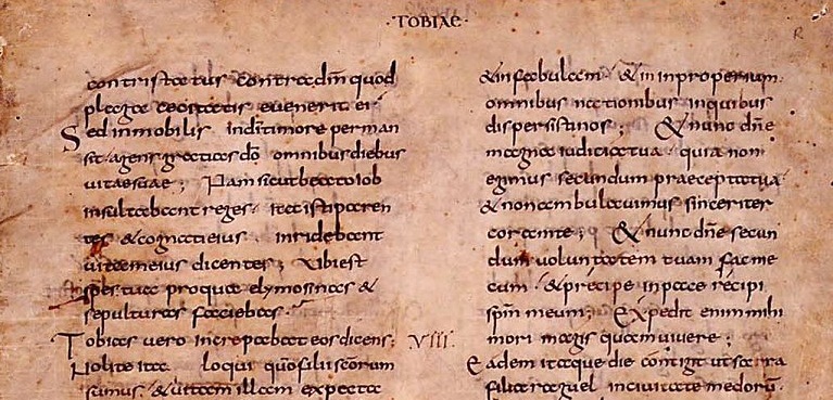 MS617, Schøyen Collection, showing Carolingian minuscules, word spacing and extensive punctuation