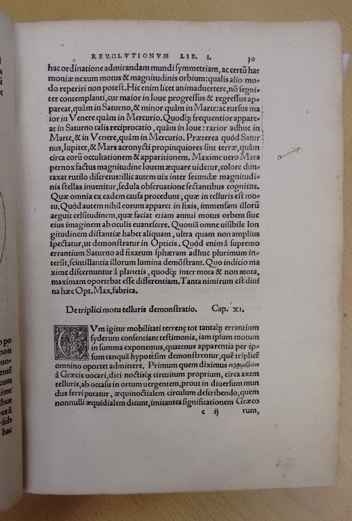 Nicholas Copernicus [1473-1543]: De Revolutionibus Orbium Coelestium (1st. edition) (Nuremberg, 1543). ‘On the revolution of the heavenly bodies’.
