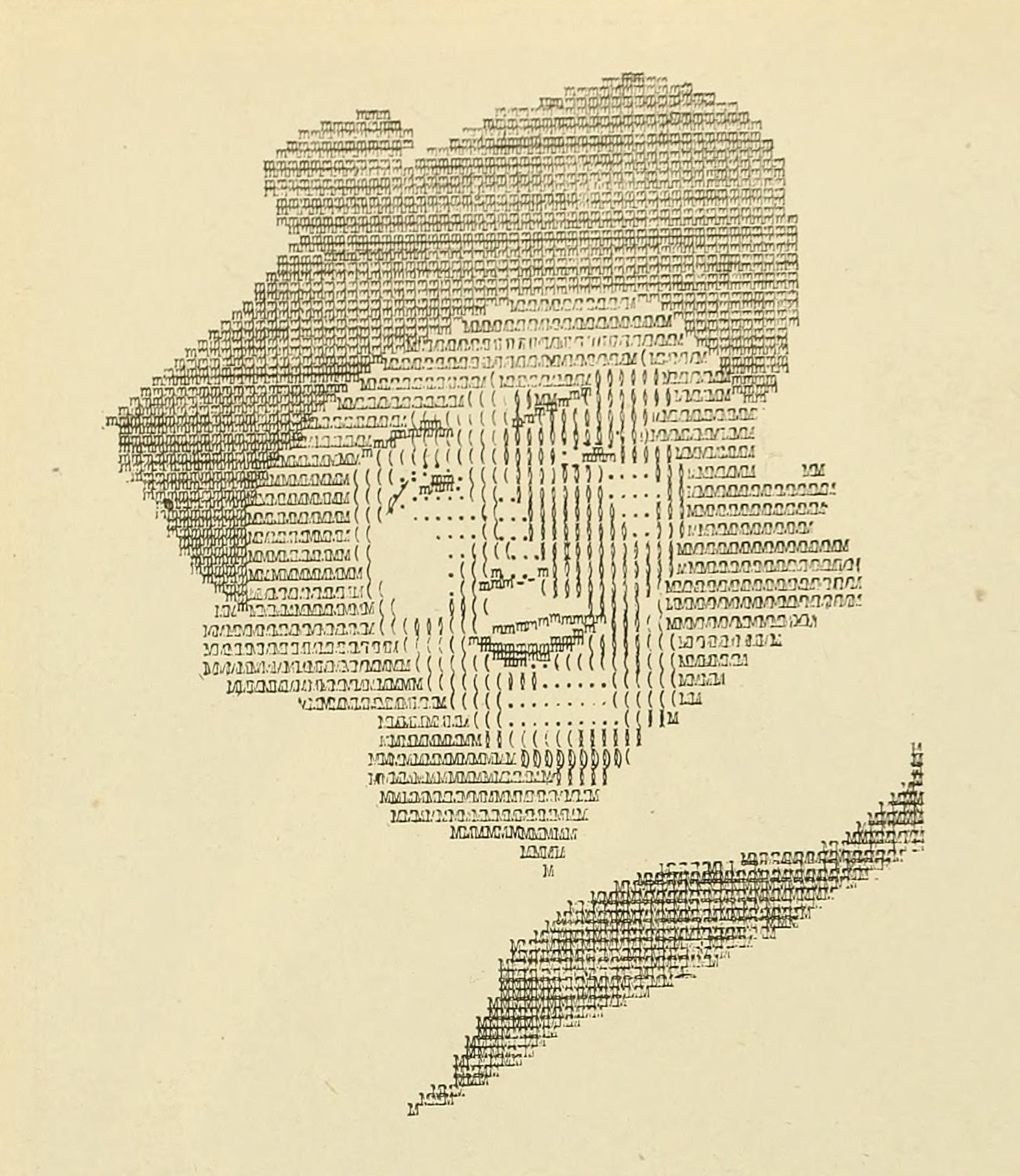Typewritten portrait of Dorothy Gish