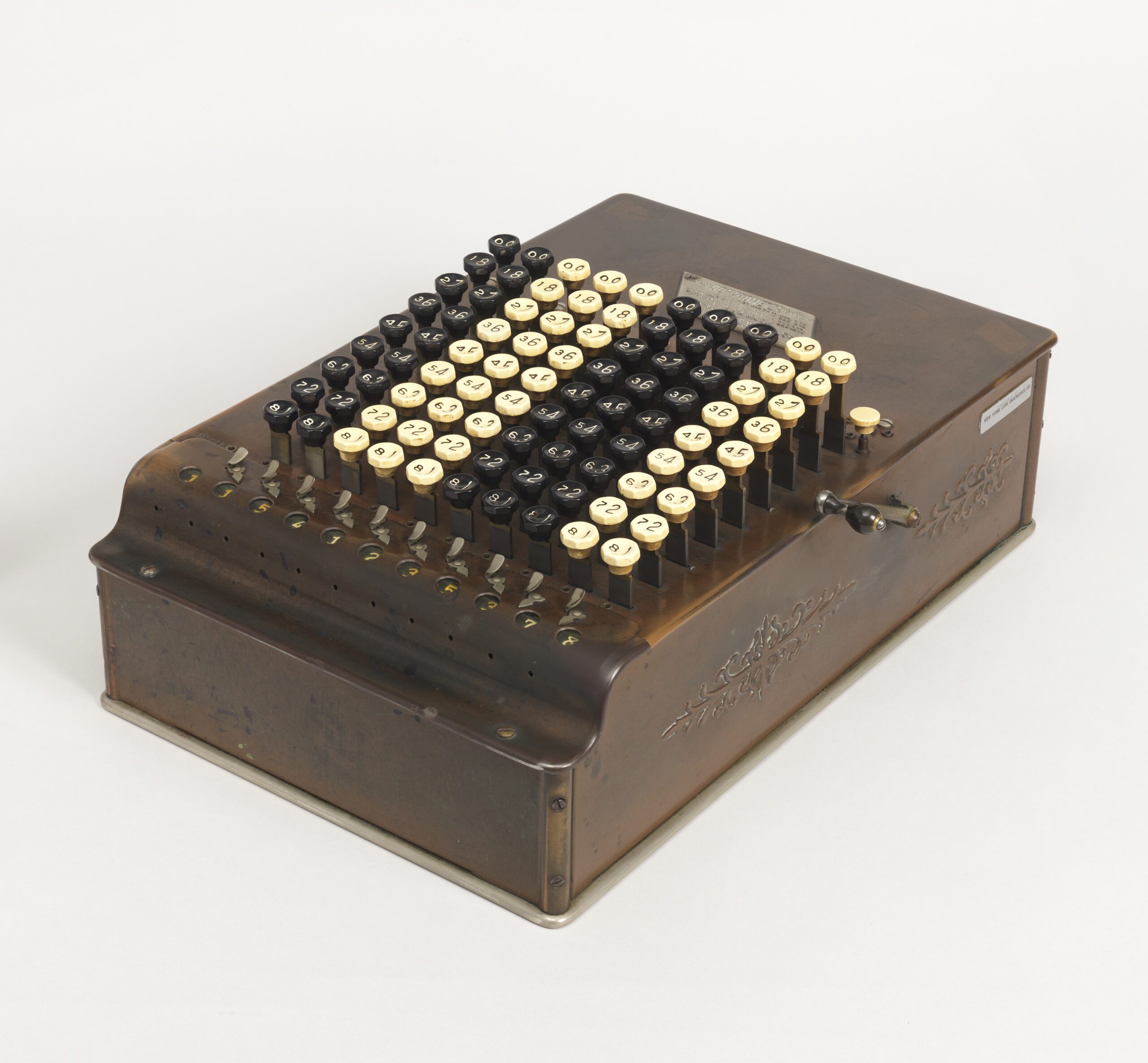 A Comptometer dating to around 1887.